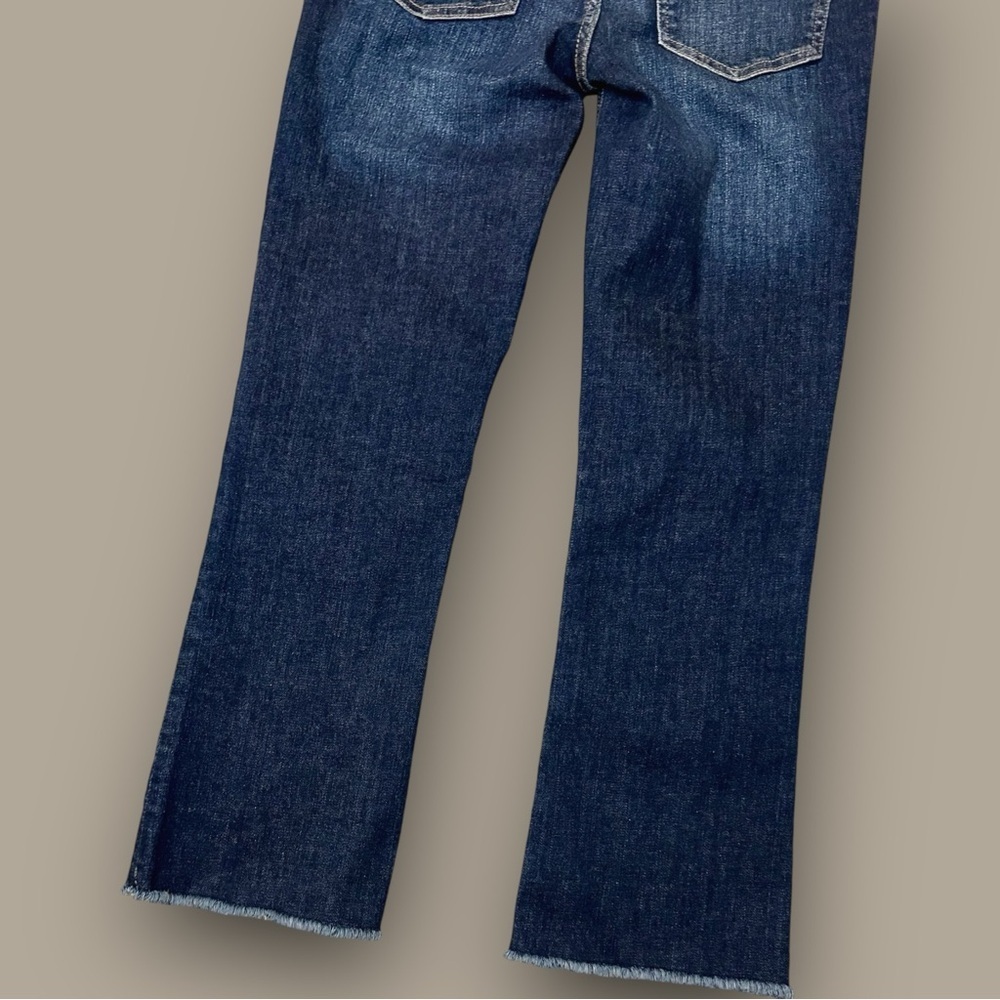 J. Crew ‘9” Demi-Boot Crop Jean’ in “Dark Worn Wash” Size 26 - Picture 14 of 16